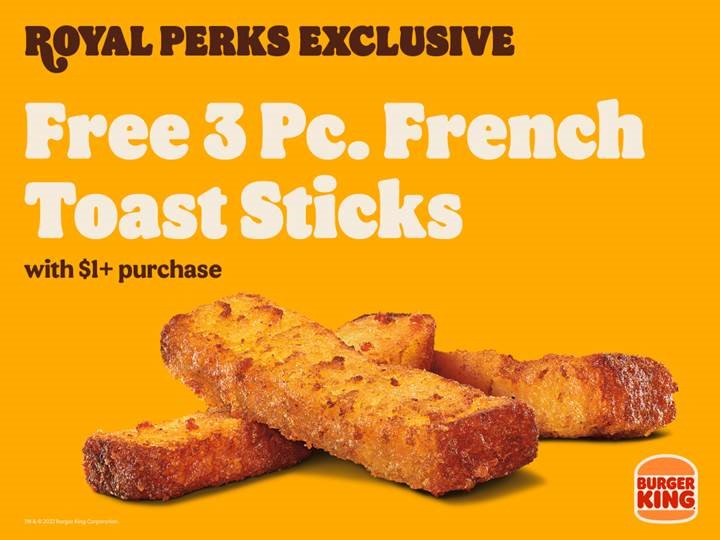 Burger King French Toast Sticks